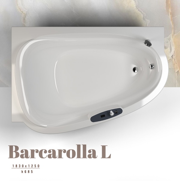 Ванна WGT Barcarolla L 183x125 см EASY WGTBR199LE фото