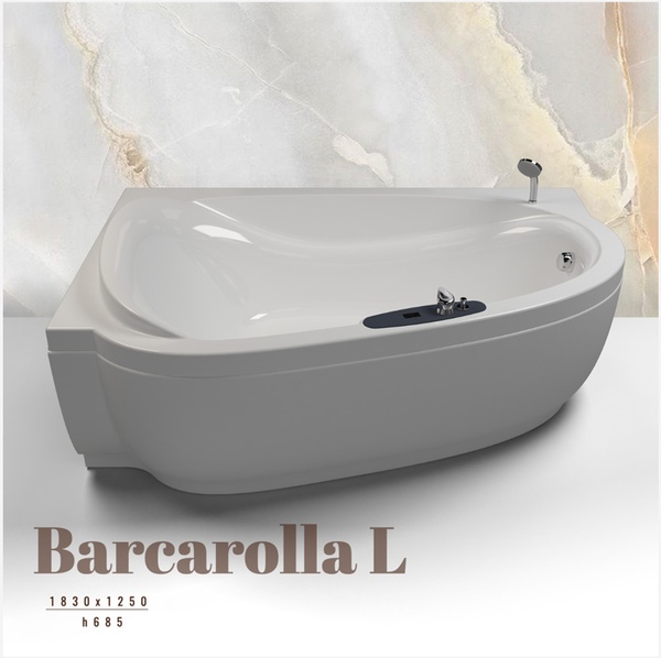 Bathtub WGT Barcarolla L 183x125 сm EASY