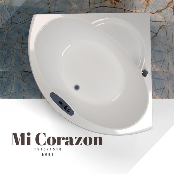Bathtub WGT Mi Corazon 150x150 сm EASY