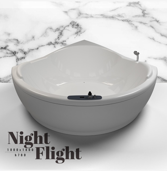 Ванна WGT Night Flight 180x180 см EASY WGTNF180E фото